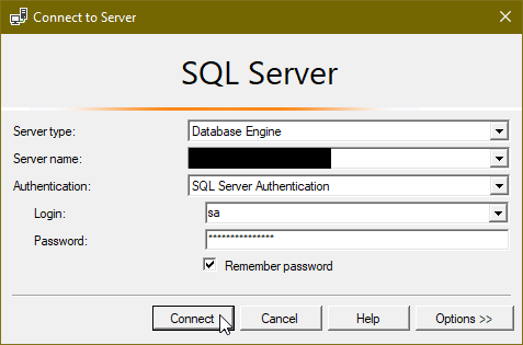 Login to SQL Server Profiler